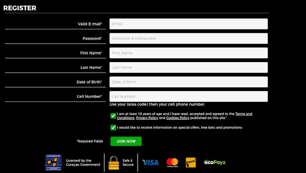 How to Register at PowerPlay Sportsbook