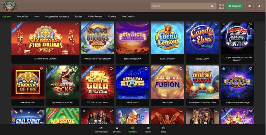 Experiencing the Yukon Gold Casino Website
App, Desktop & Mobile Experience