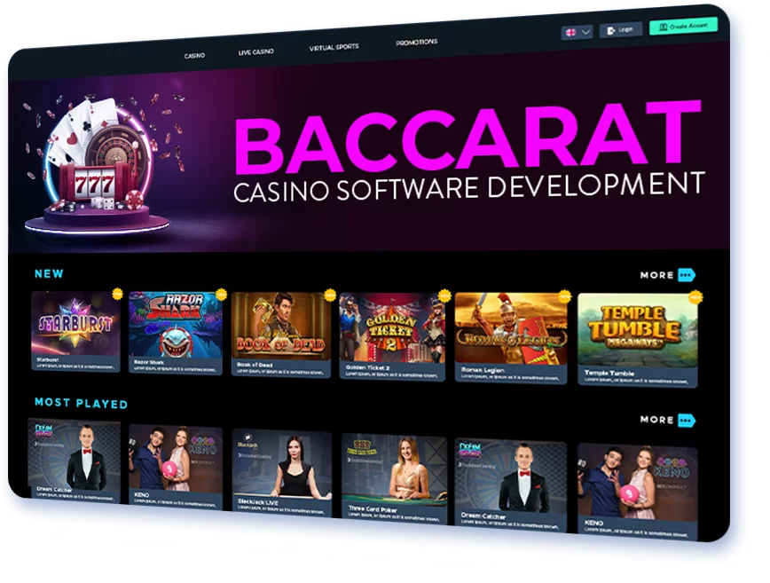 Who Develops Baccarat Casino Software?